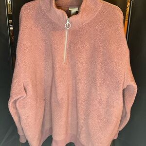 Ava & Viv Pink Cowl Neck Sweater Soft and Cozy